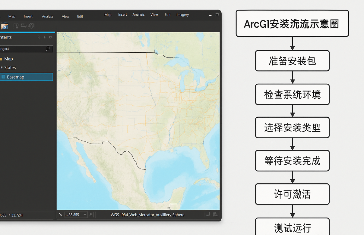ArcGIS入门学习指南(含：arcgis安装教程的详细步骤)