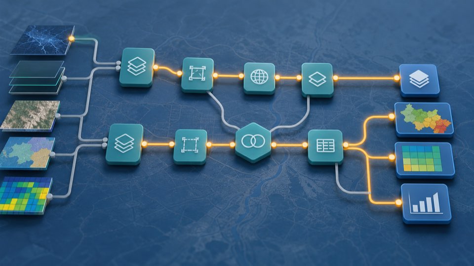 ArcGIS Pro ModelBuilder 入门：把重复处理流程做成可复用模型