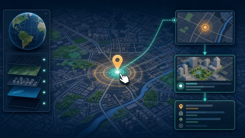 WebGIS 坐标拾取功能怎么做：点击地图获取经纬度与逆地理编码