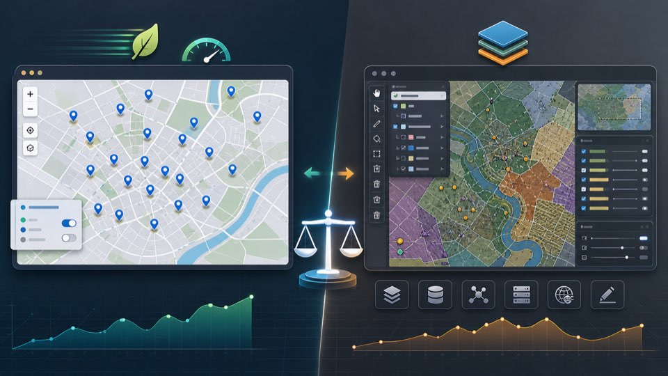 Leaflet 和 OpenLayers 怎么选？轻量地图与复杂 GIS 前端的取舍