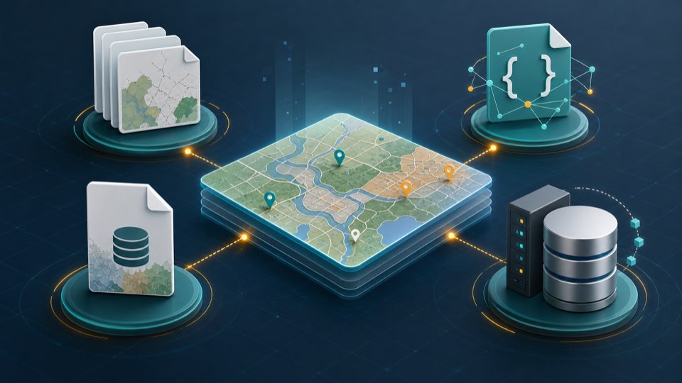 矢量数据格式怎么选：Shapefile、GeoJSON、GeoPackage、PostGIS 对比