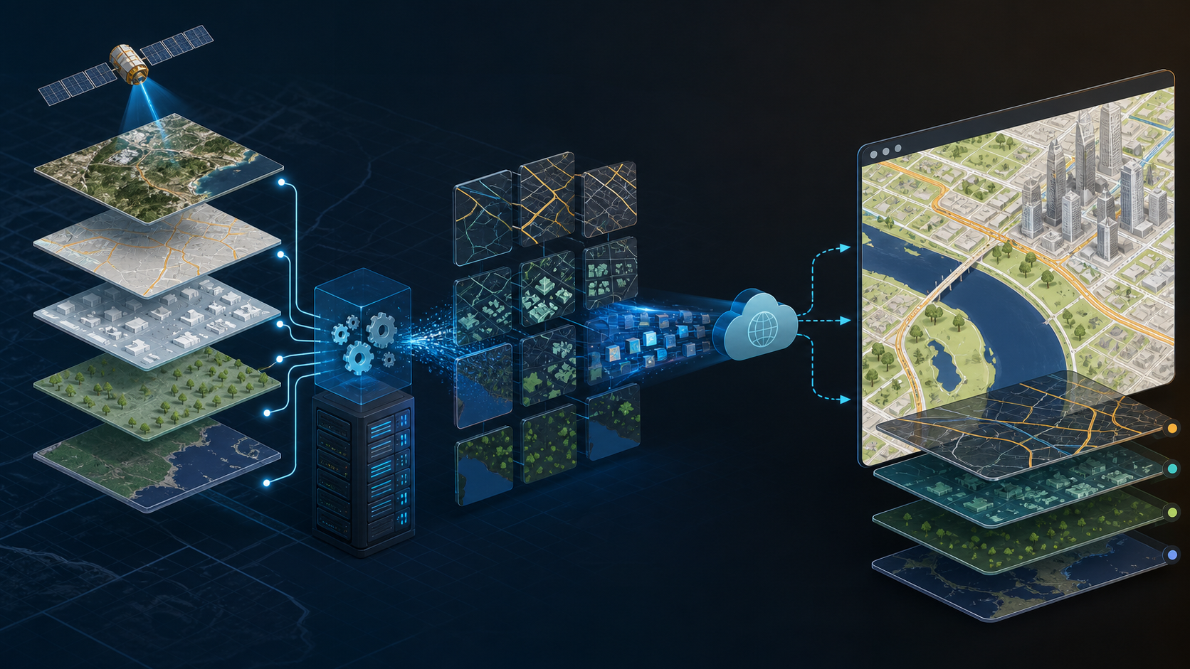 WebGIS 矢量切片怎么落地：MVT 生产、服务发布与前端样式分层
