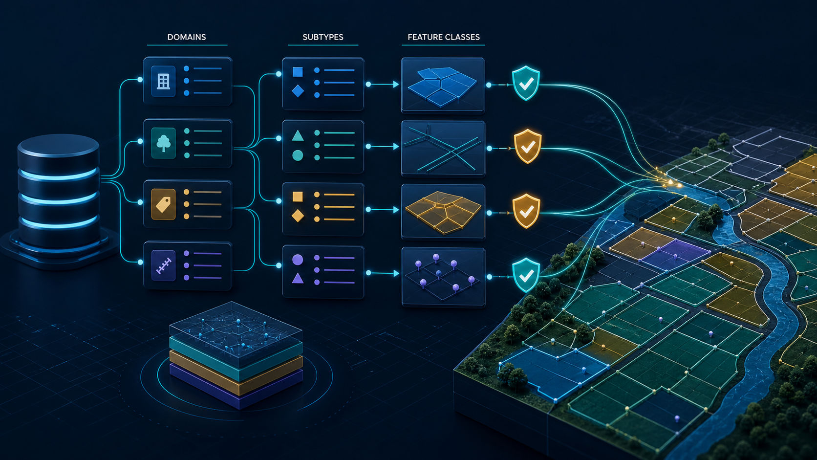ArcGIS Pro 域和子类型迁移:编码值、默认值与批量质检