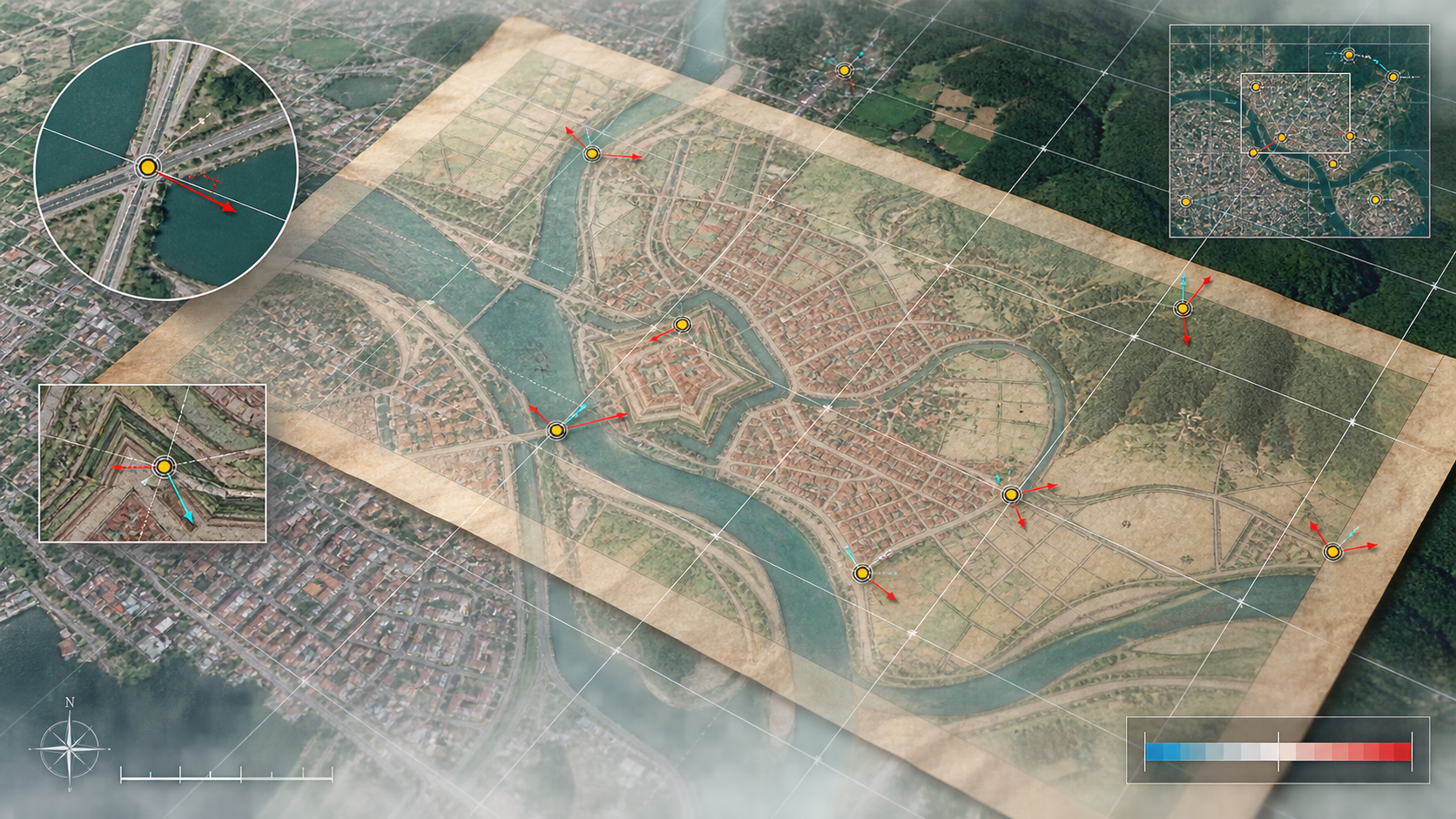 QGIS 地理配准怎么检查精度：控制点残差、变换方式与输出复核