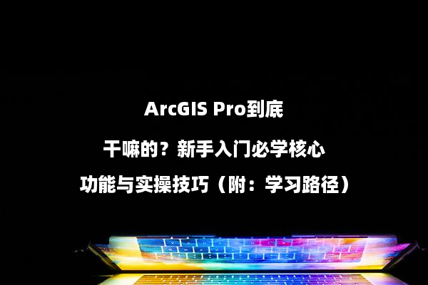 ArcGIS Pro到底干嘛的？新手入门必学核心功能与实操技巧（附：学习路径）