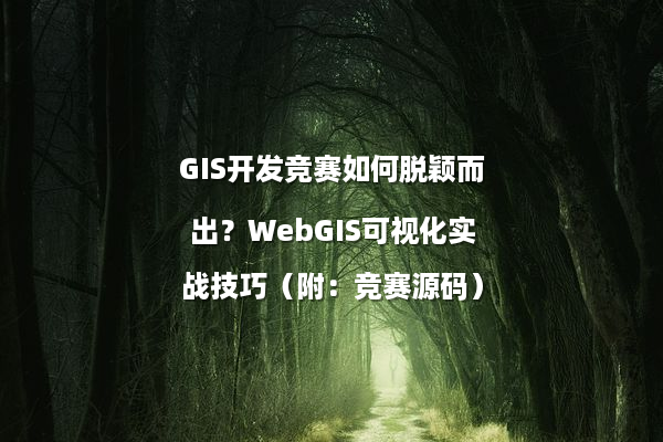 GIS开发竞赛如何脱颖而出？WebGIS可视化实战技巧（附：竞赛源码）