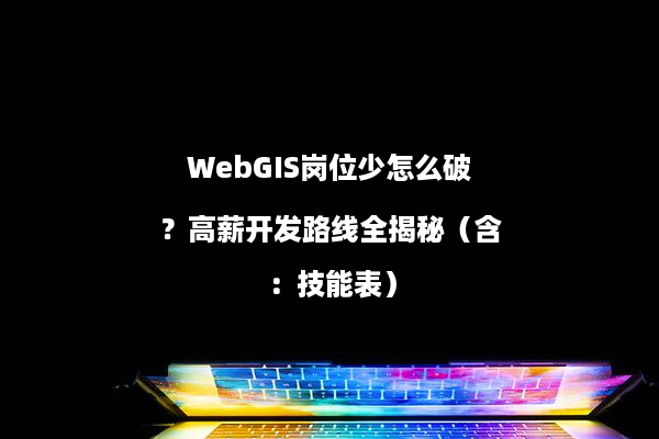 WebGIS岗位少怎么破？高薪开发路线全揭秘（含：技能表）