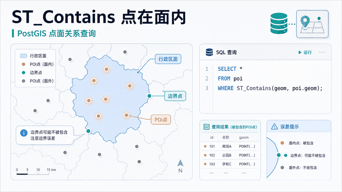 ST_Contains与st_contains教程示意图