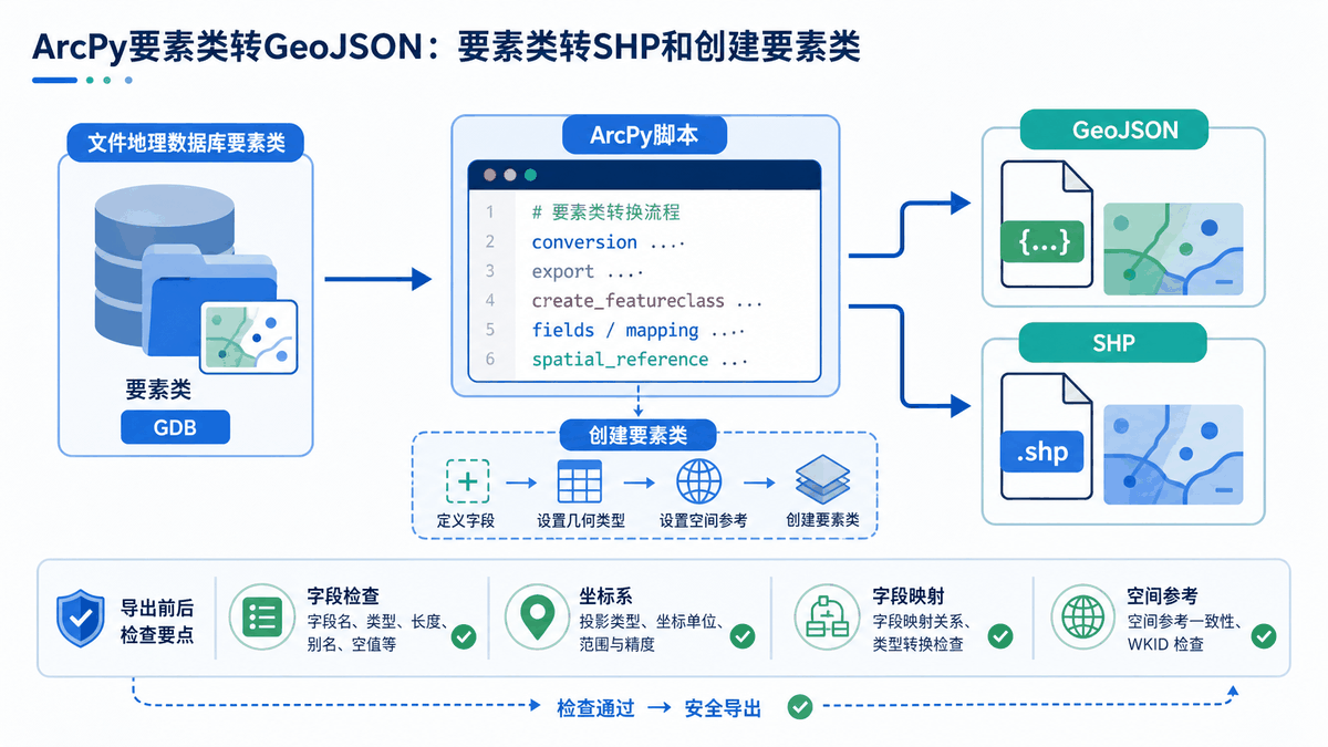 ArcPy要素类转GeoJSON与arcpy要素类转geojson教程示意图