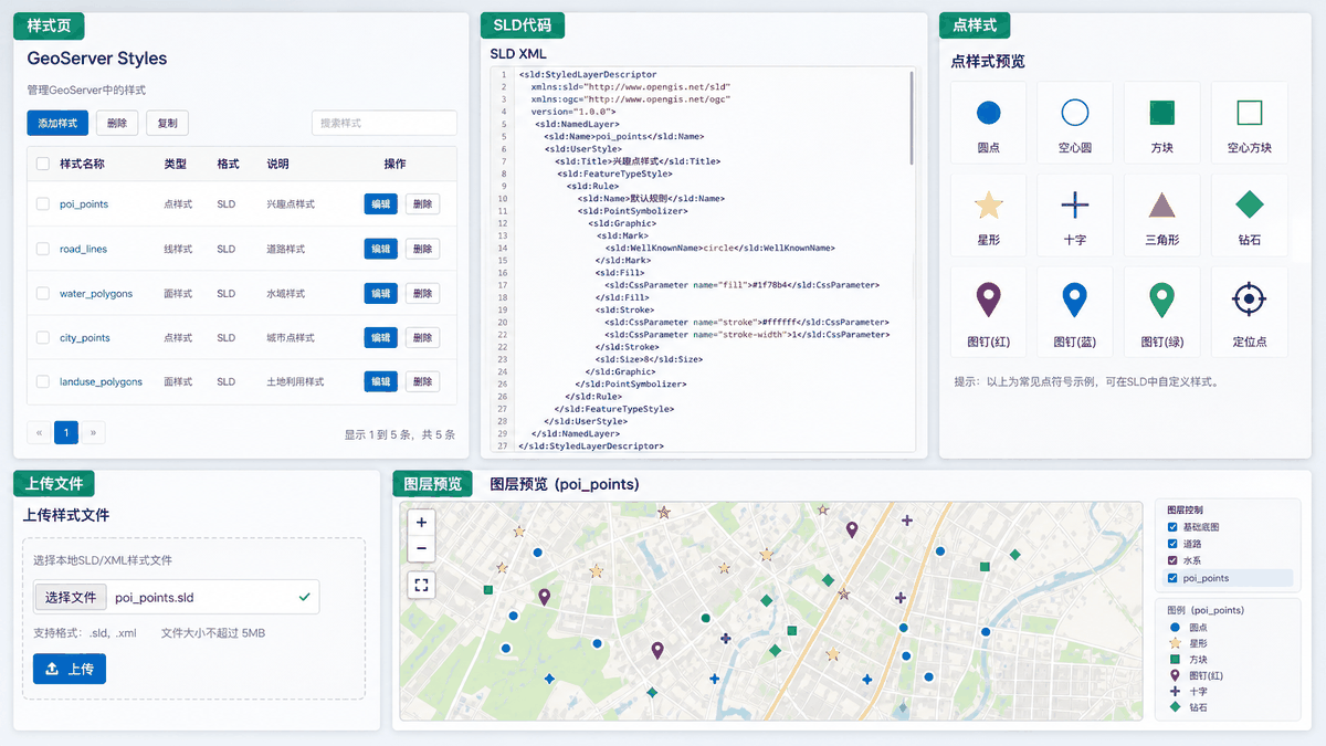 GeoServer SLD样式与geoserver sld样式教程示意图