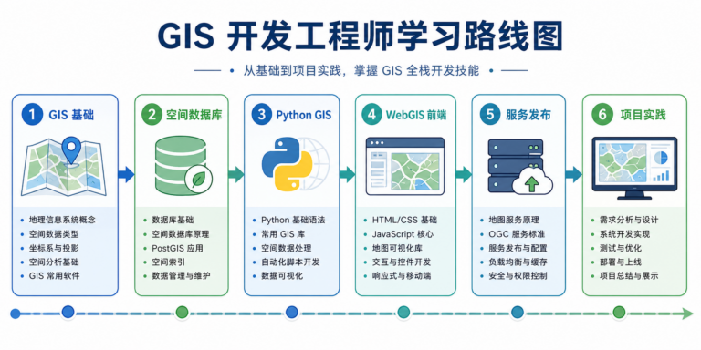 GIS开发工程师怎么学 WebGIS学习路线