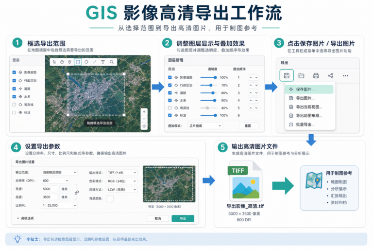 谷歌地球影像怎么导 Google Earth高清大图下载流程示意图