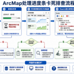 ArcMap处理进度条卡死不动 ArcMap后台运行监控排查流程