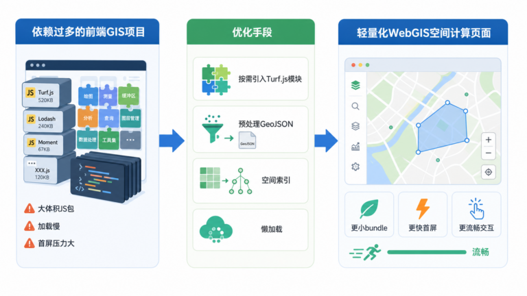 前端GIS项目依赖太多 Turf.js轻量化空间计算方案