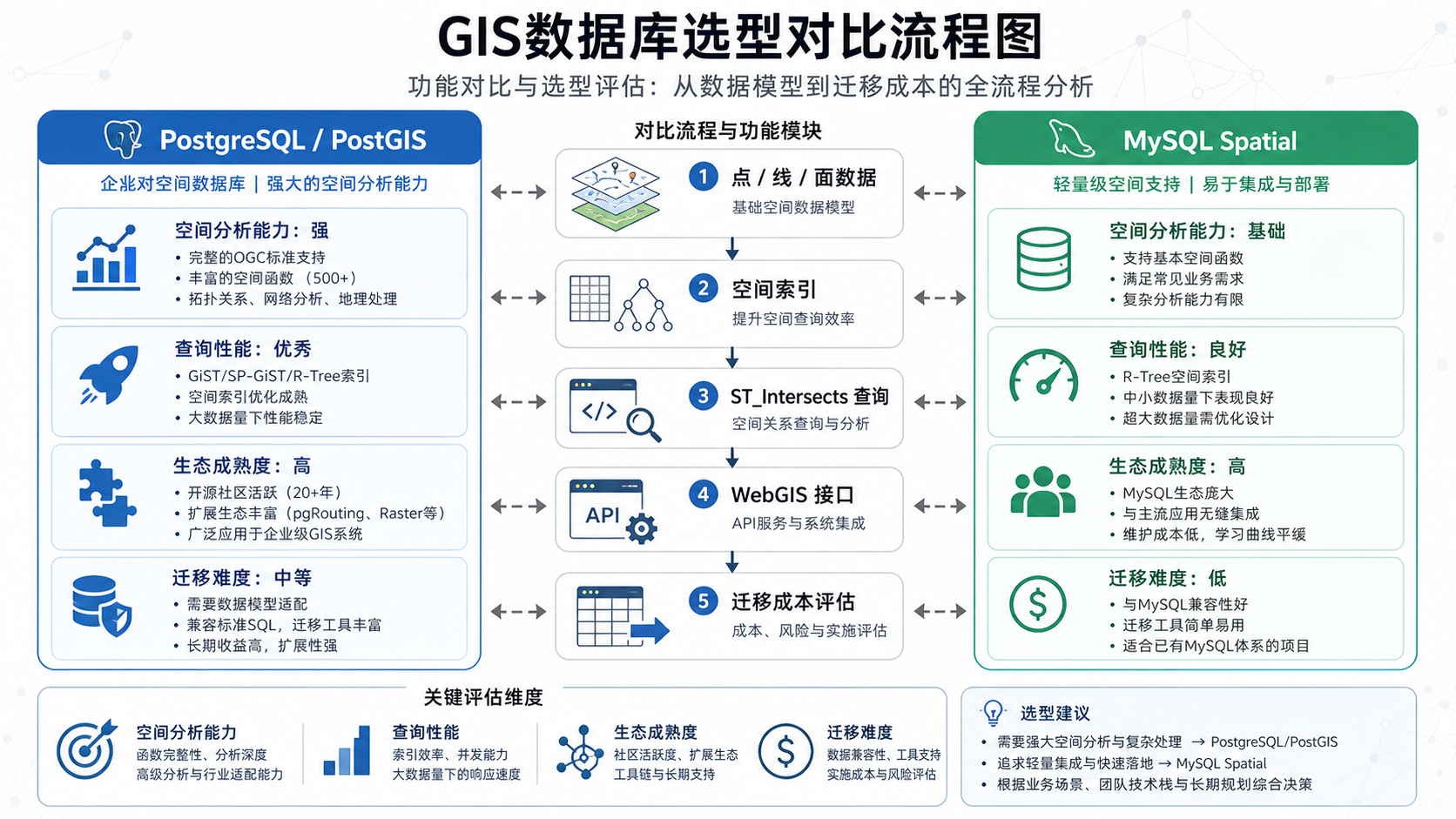 PostgreSQL和MySQL如何选 GIS海量空间数据存储性能对比