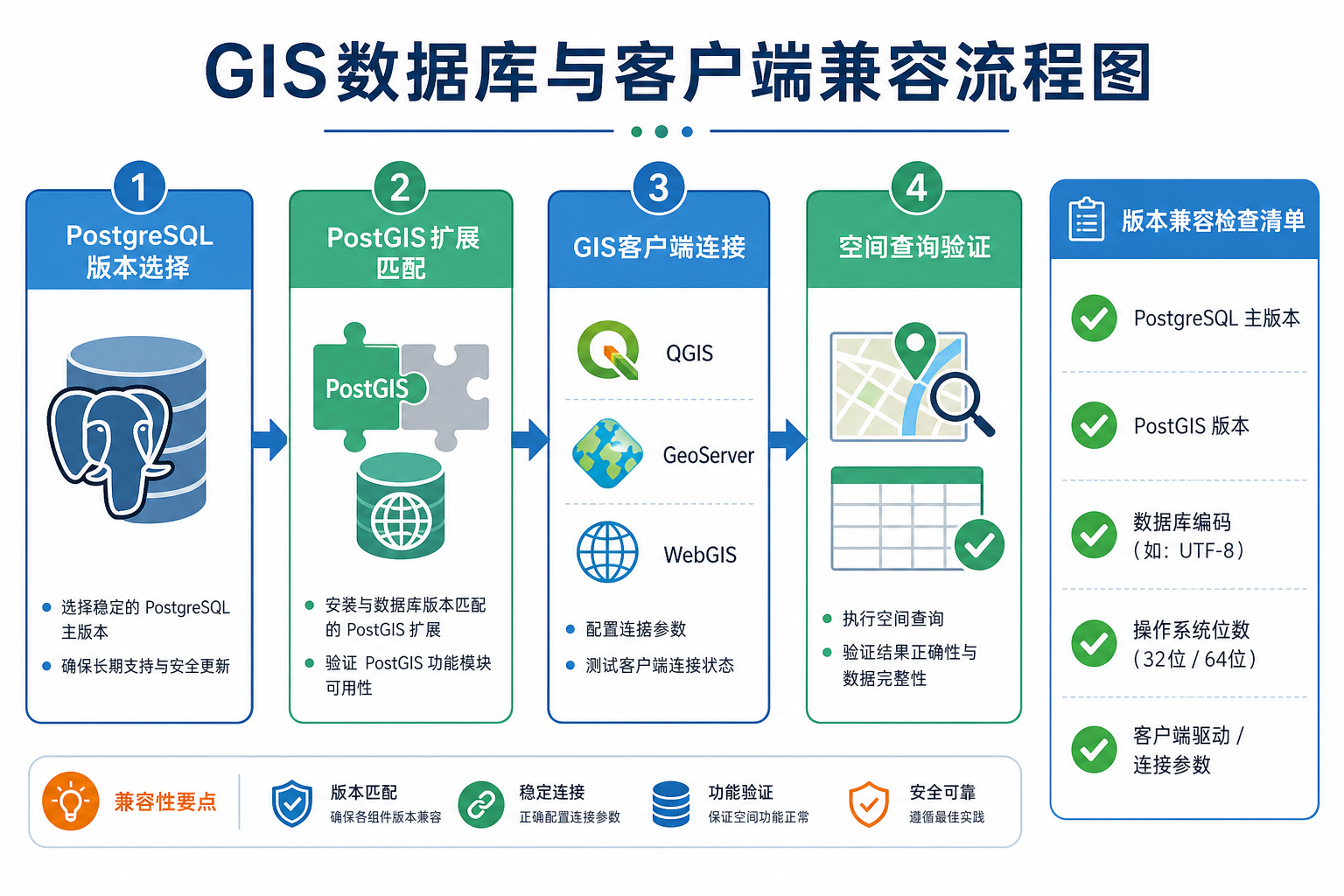 PostgreSQL官网版本选择与PostGIS空间数据库扩展插件下载流程