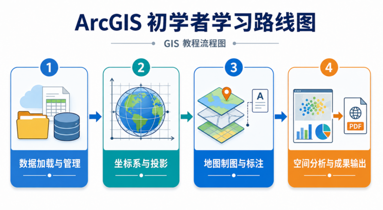 ArcGIS初学者如何快速上手 ArcGIS学习路线图