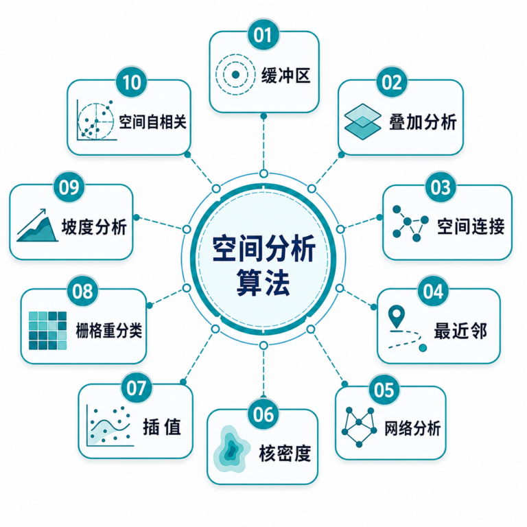 GIS空间分析算法 面试常问空间分析算法学习路线图
