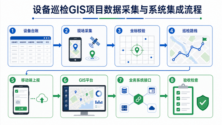 设备巡检GIS项目推进慢 数据采集与系统集成流程模板