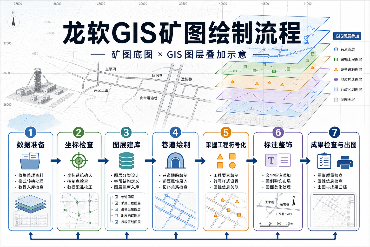 龙软GIS矿图怎么画 龙软GIS矿图绘制流程