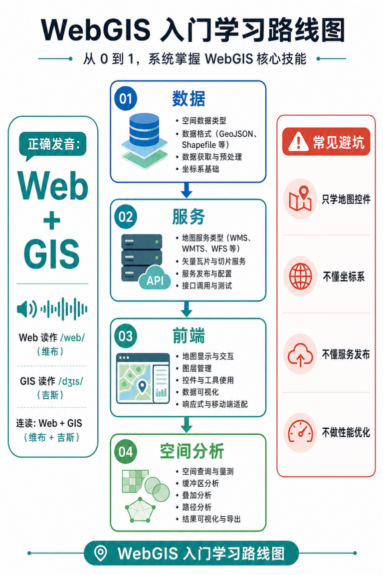 WebGIS怎么读与GIS开发入门避坑路线图