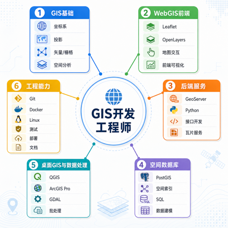 GIS开发工程师技能图谱与GIS开发工程师是干什么的岗位解析